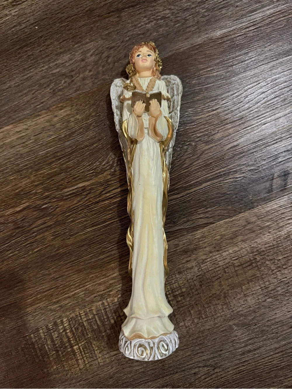 Angel Figurine Home Décor - Cream and Gold